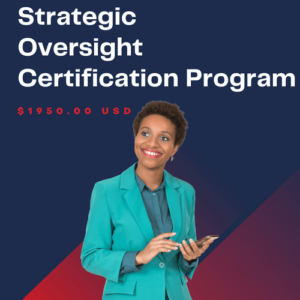 Strategic Oversight Certification Program